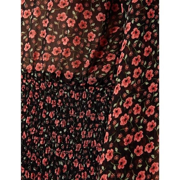 C/MEO Collective Longevity Mini Dress Black Floral Size S - Picture 5 of 8